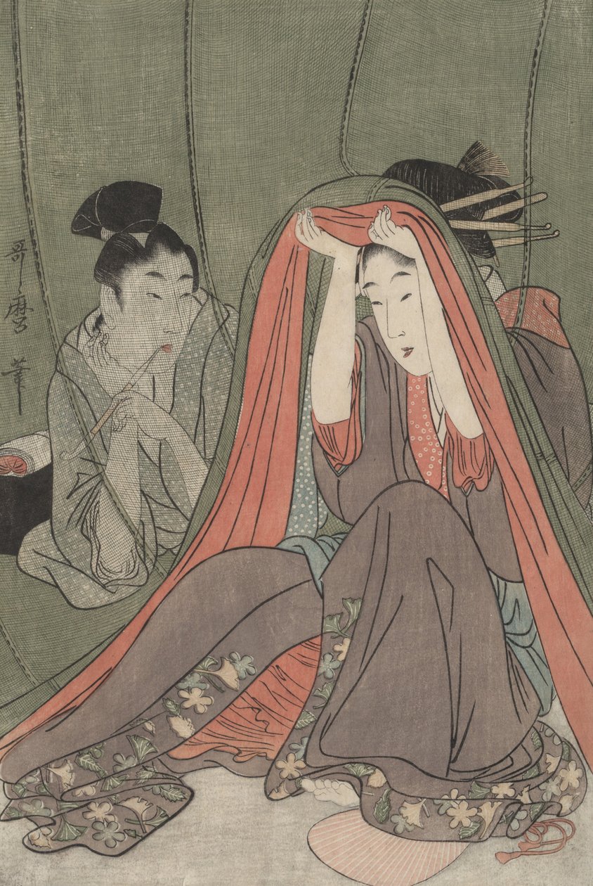 La moustiquaire - Kitagawa Utamaro