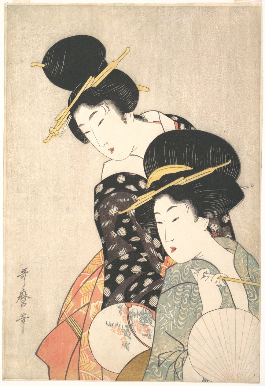 Deux femmes - Kitagawa Utamaro