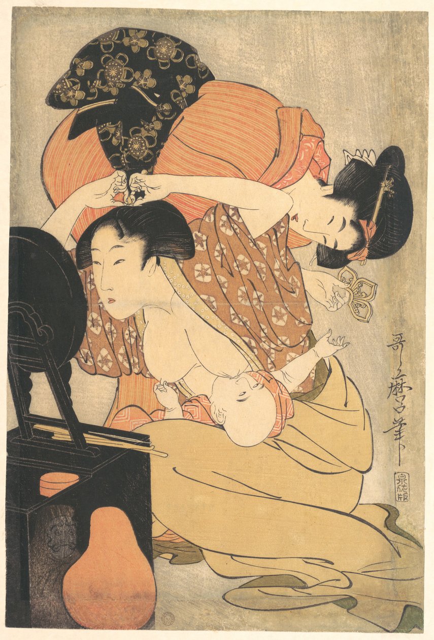 Femme et enfant - Kitagawa Utamaro