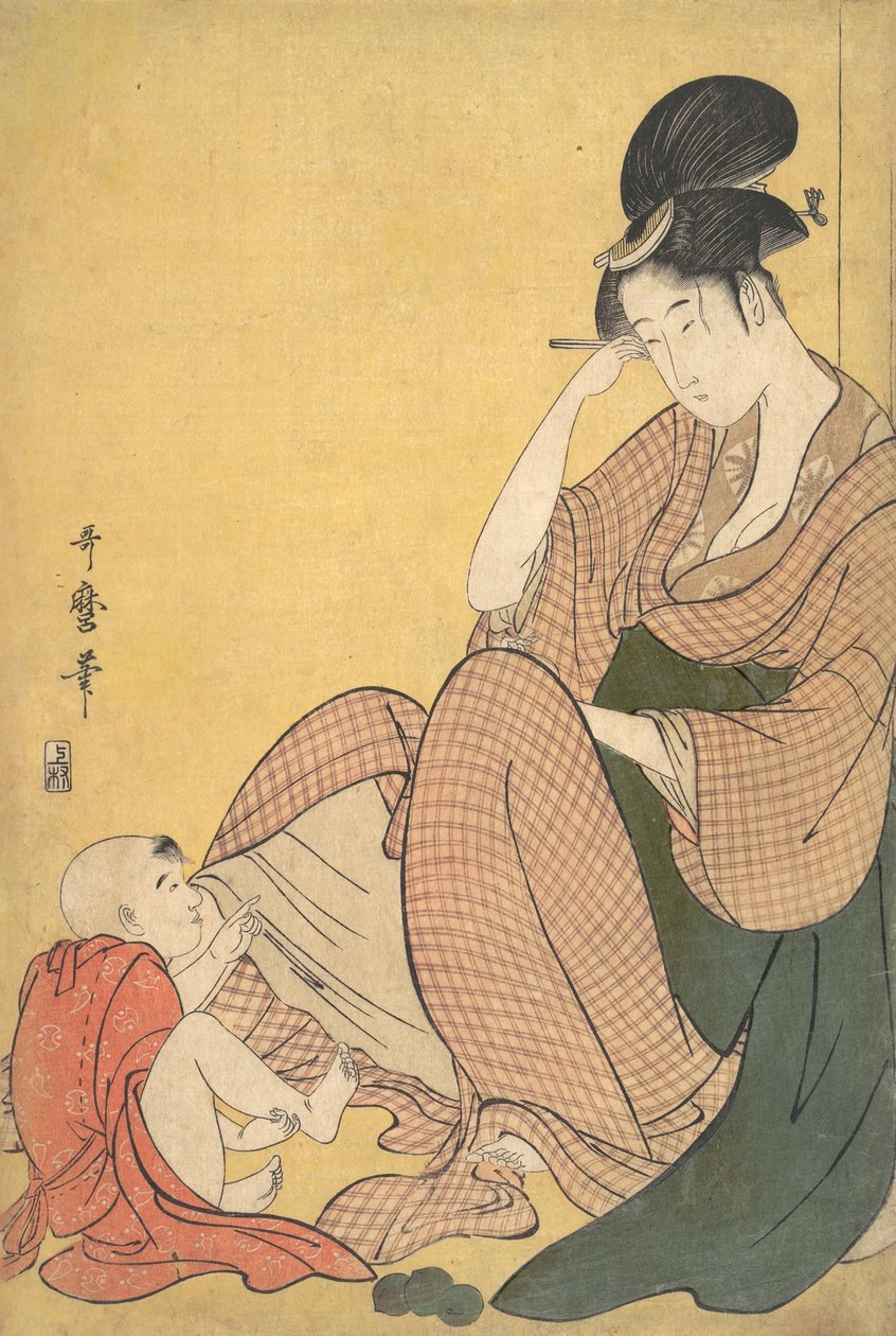 Femme et enfant, vers 1794-95 - Kitagawa Utamaro