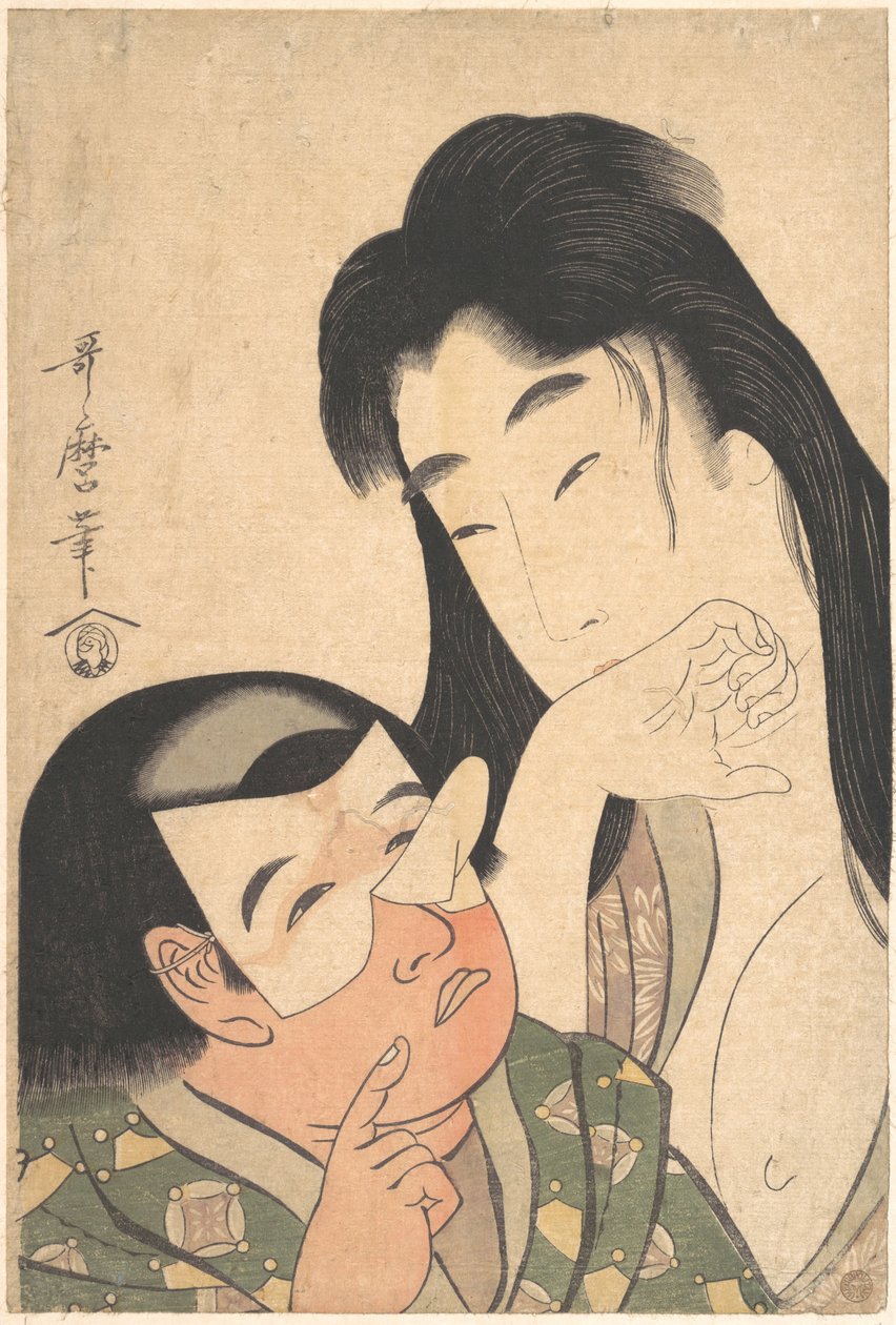 Yamauba et Kintarō - Kitagawa Utamaro