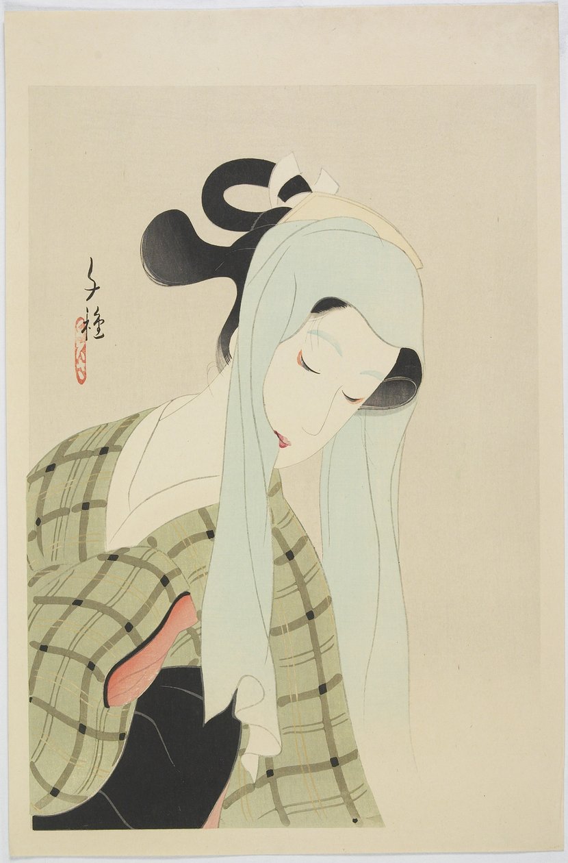 Ochiyo de la pièce de Chikamatsu Shinj? yoi g?shin, début du 20e siècle - Kitani Chigusa Kitani Chigusa