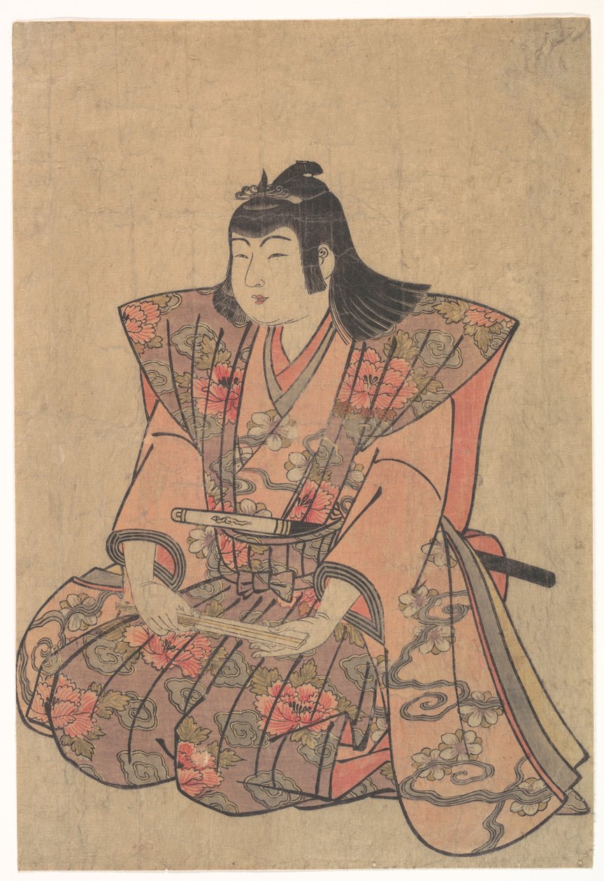 Un jeune chanteur - Kitao Shigemasa