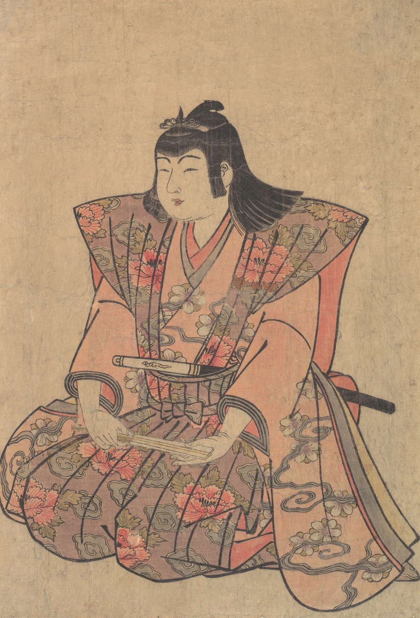 Un garçon chanteur, fin XVIIIe-début XIXe siècle - Kitao Shigemasa