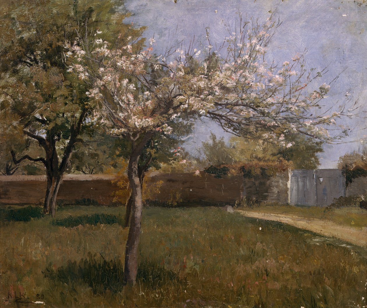 Pas de titre écrit sur le dias (tableau) - Kitty Lange Kielland