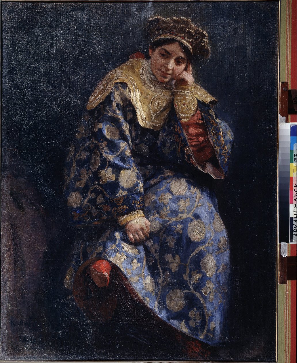 Fille de boyard - Klavdiy Vasilievich Lebedev