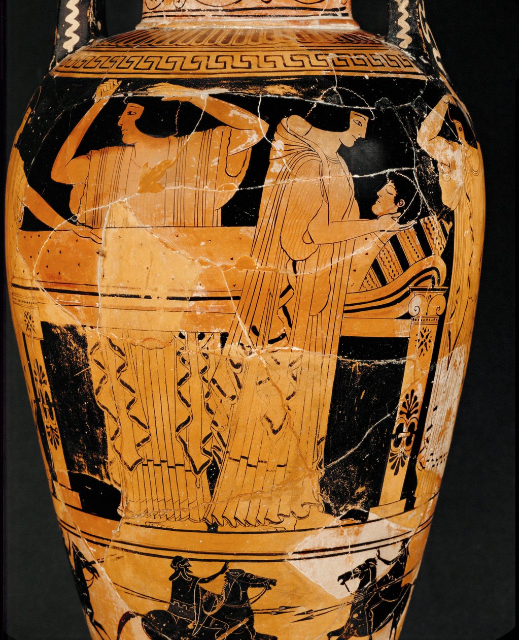 Prothèse, mise en place du cadavre ... - Kleophrades Painter (fl.500 475 BC)