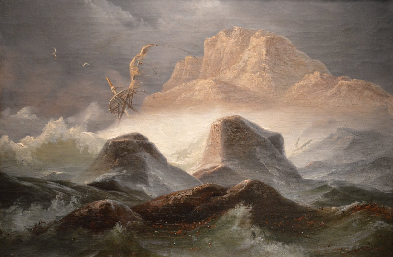 Tempête sur la côte norvégienne - Knud Baade