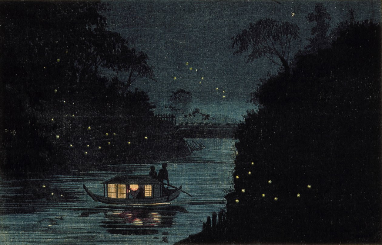 Lucioles à Ochanomizu - Kobayashi Kiyochika