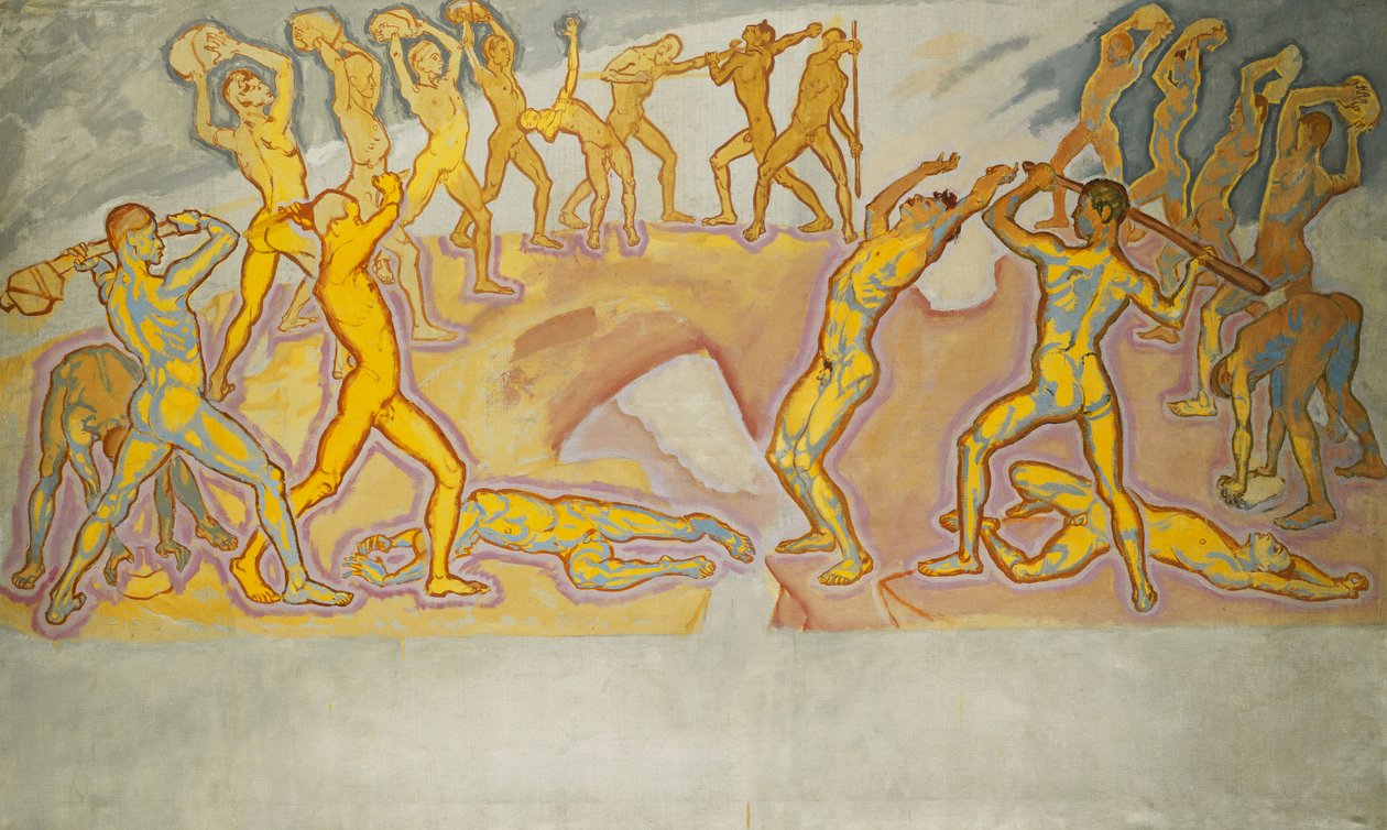 Clash of the Titans, c.1913-1915 - Koloman Moser