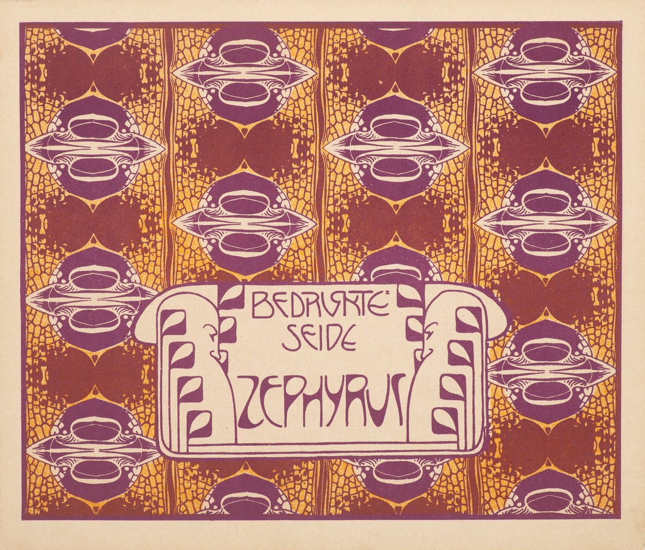 Zephyr en soie imprimée, 1901 - Koloman Moser