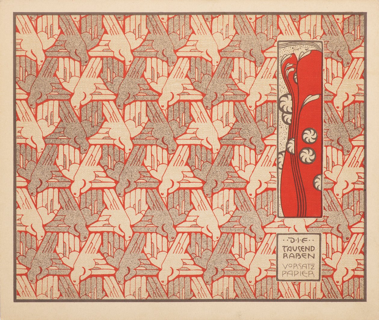 Les mille corbeaux, 1901 - Koloman Moser