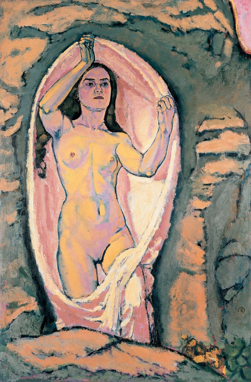 Venus in der Grotte - Vénus dans la grotte ... (huile sur toile) - Koloman Moser
