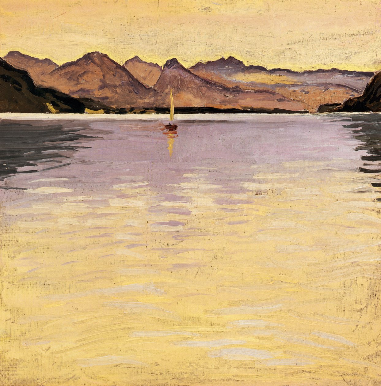 Wolfgangsee - Lac de Wolfgang ... - Koloman Moser