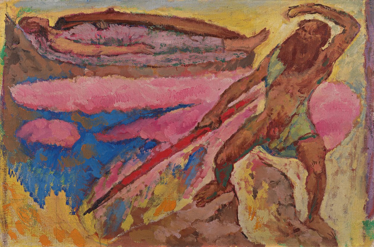 Wotan et Brünhilde - Koloman Moser
