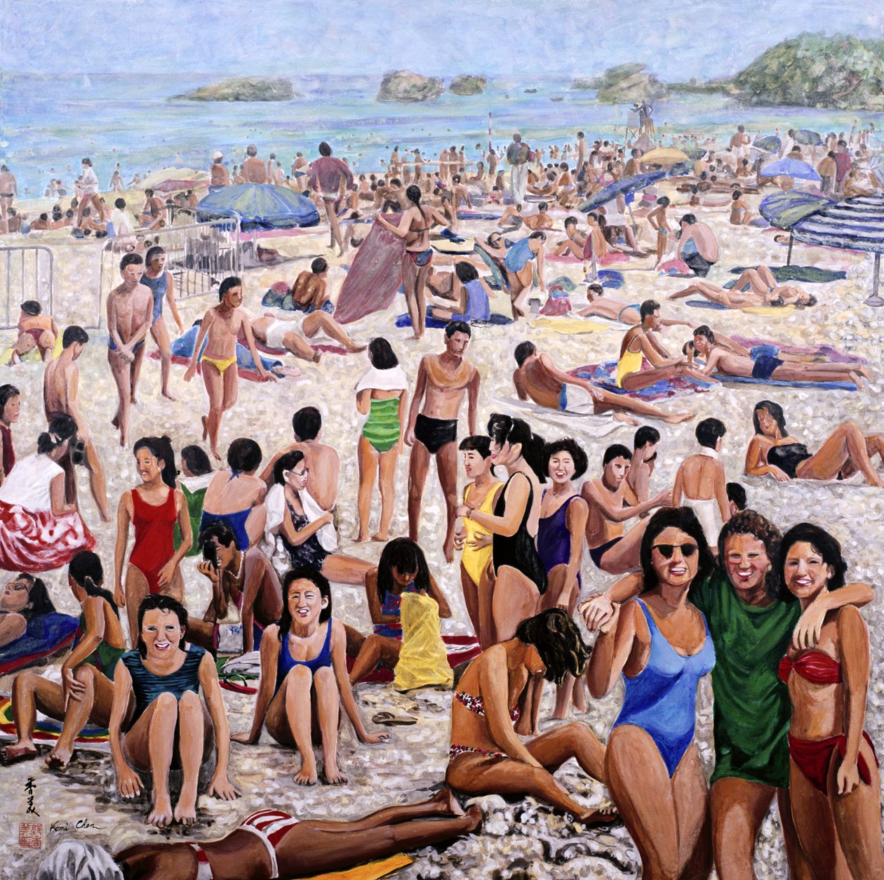 Bain de soleil, 1987 - Komi Chen