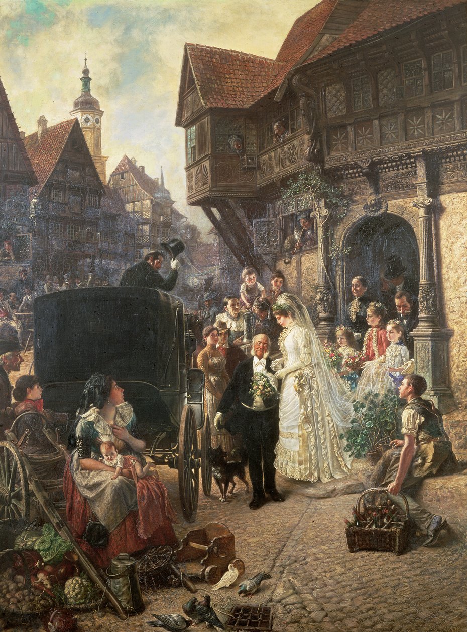 La Mariée, 19ème siècle - Konrad Beckmann