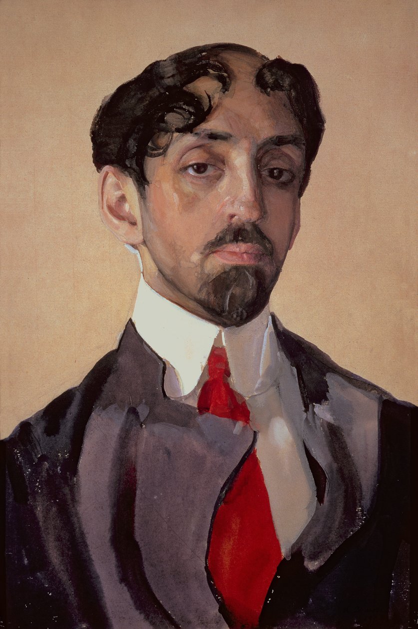 Portrait de Mikhaïl Kouzmine (1875-1936), 1909 - Konstantin Andreevic Somov