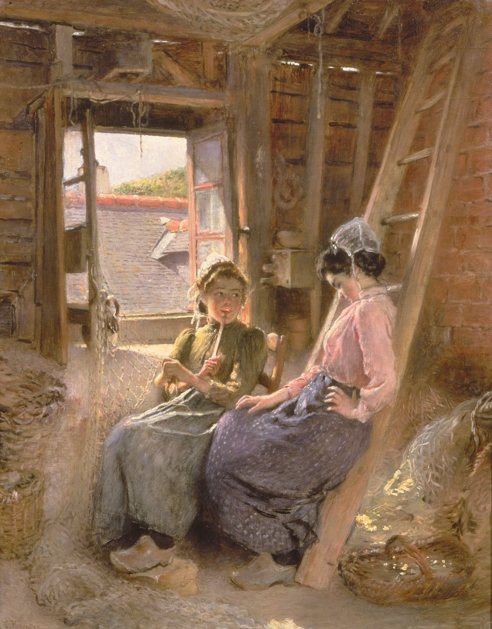 Deux femmes bretonnes, 1904 - Konstantin Egorovich Makovsky