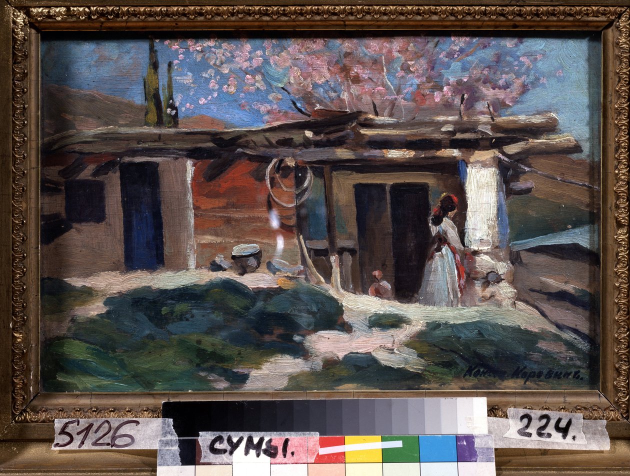 Crimée, les amandiers en fleur - Konstantin Alekseevich Korovin