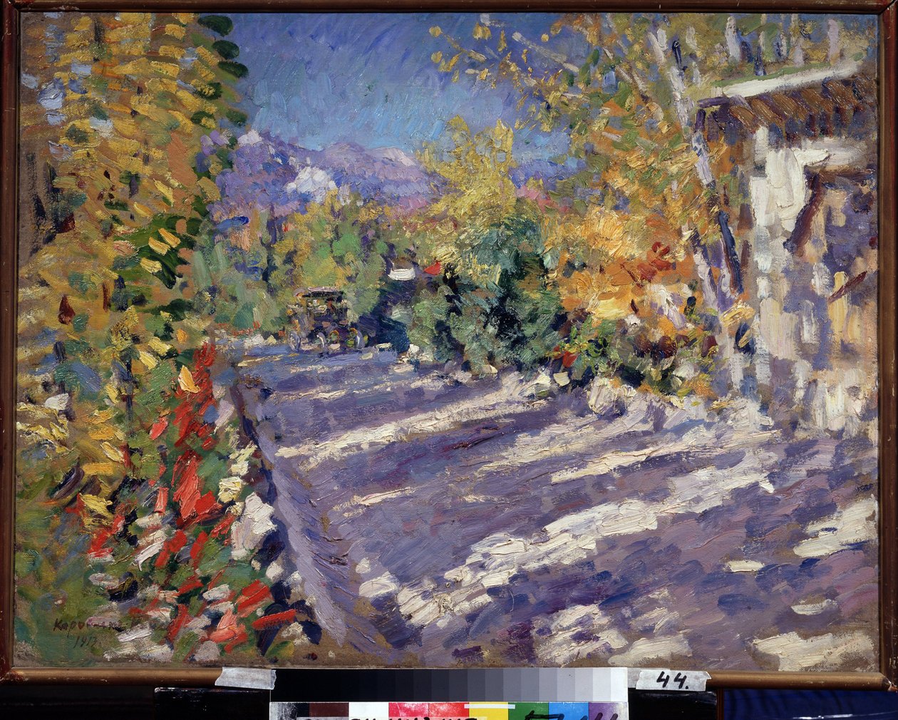 La route de Gourzouf - Konstantin Alekseevich Korovin