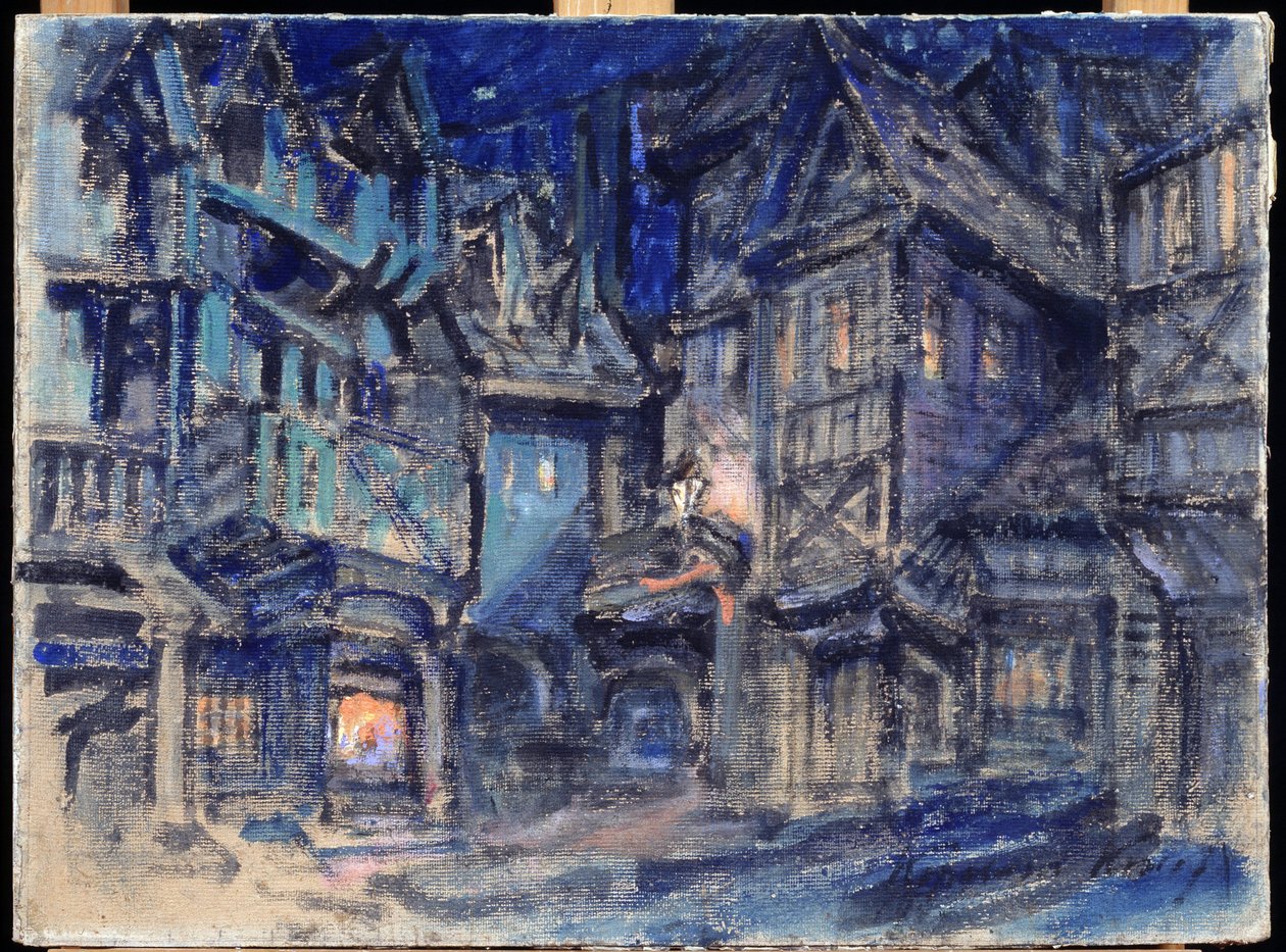 Projet de décor pour le ballet Esmeralda de Anton Simon - Konstantin Alekseevich Korovin