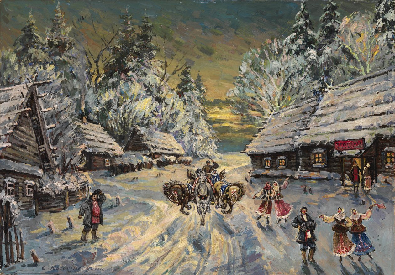 Hiver russe - Konstantin Alekseevich Korovin