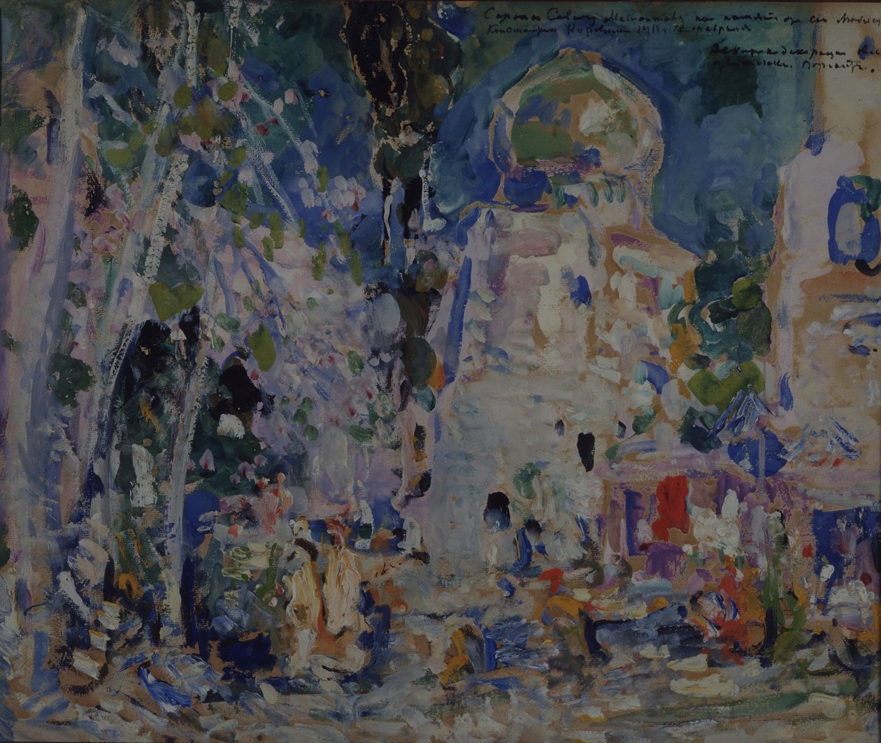 Décor de scène pour le ballet Le Mouron Rouge par F. Hartman, 1911 - Konstantin Alekseevich Korovin