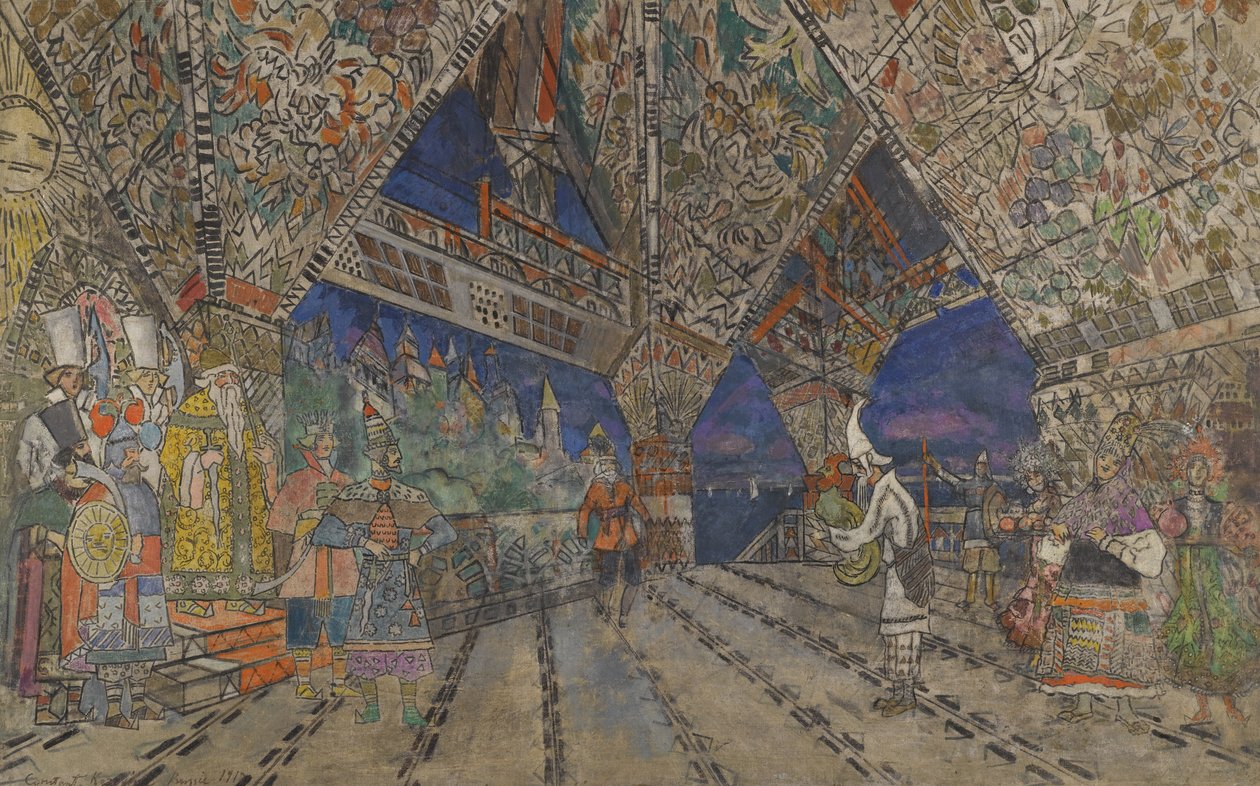 Décor de scène pour l