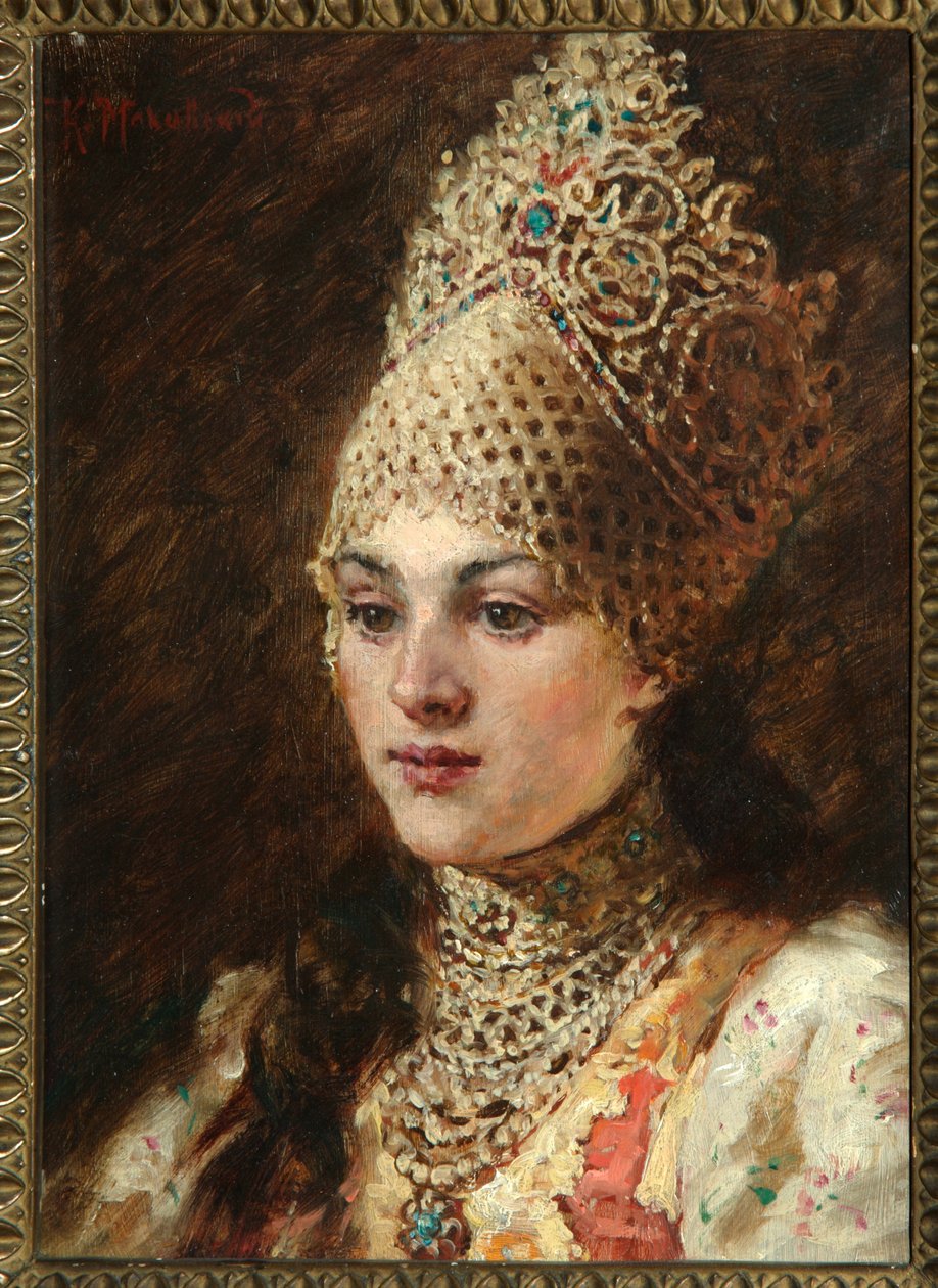 Femme boyard - Konstantin Egorovich Makovsky