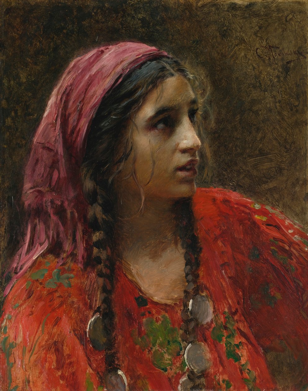 Russe : "Gitan" Gitan - Konstantin Makovsky