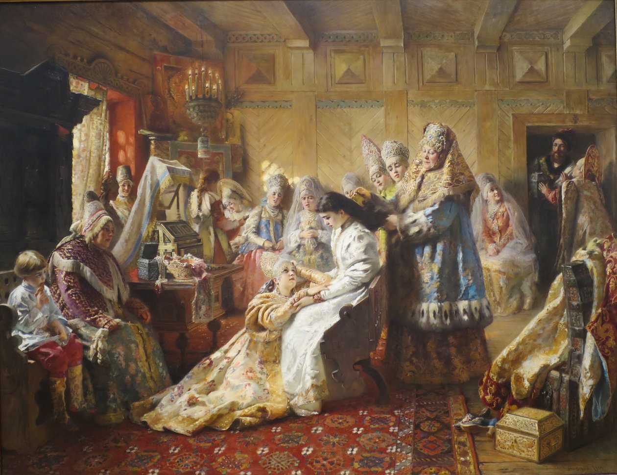 La tenue de la mariée russe - Konstantin Makovsky