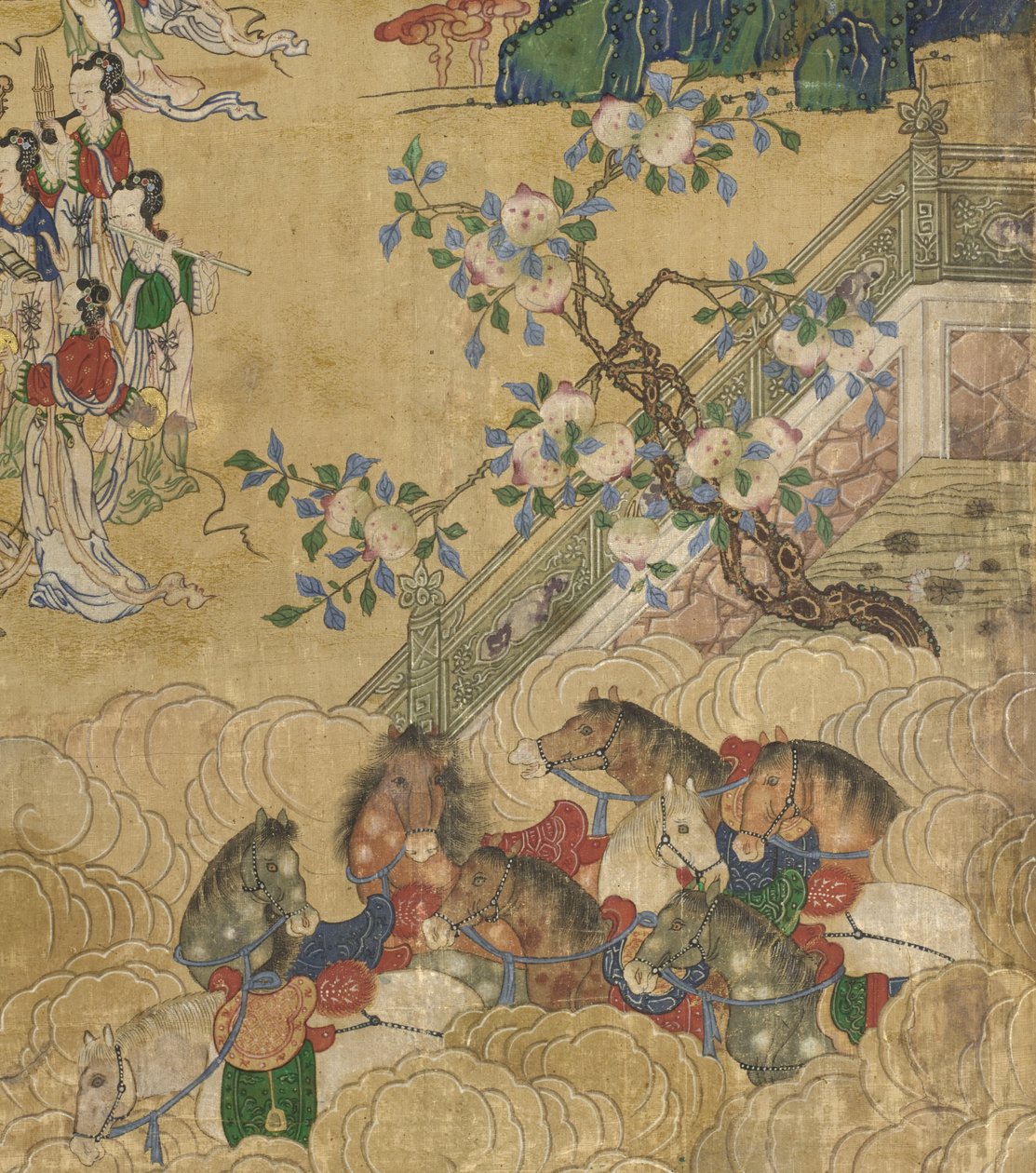 Détail du Banquet de Seowangmo - Korean School