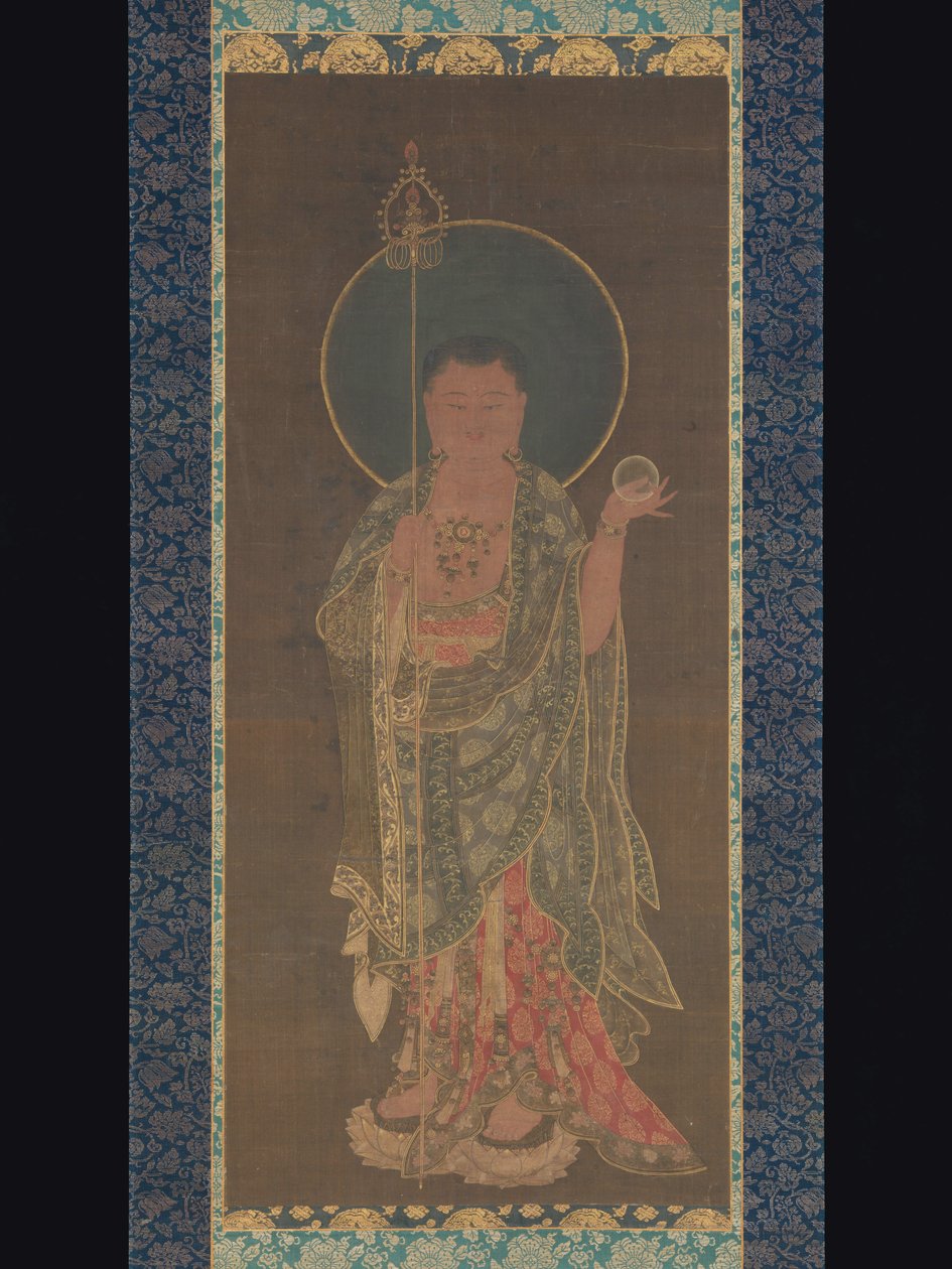 Rouleau suspendu de Kshitigarbha - Korean School