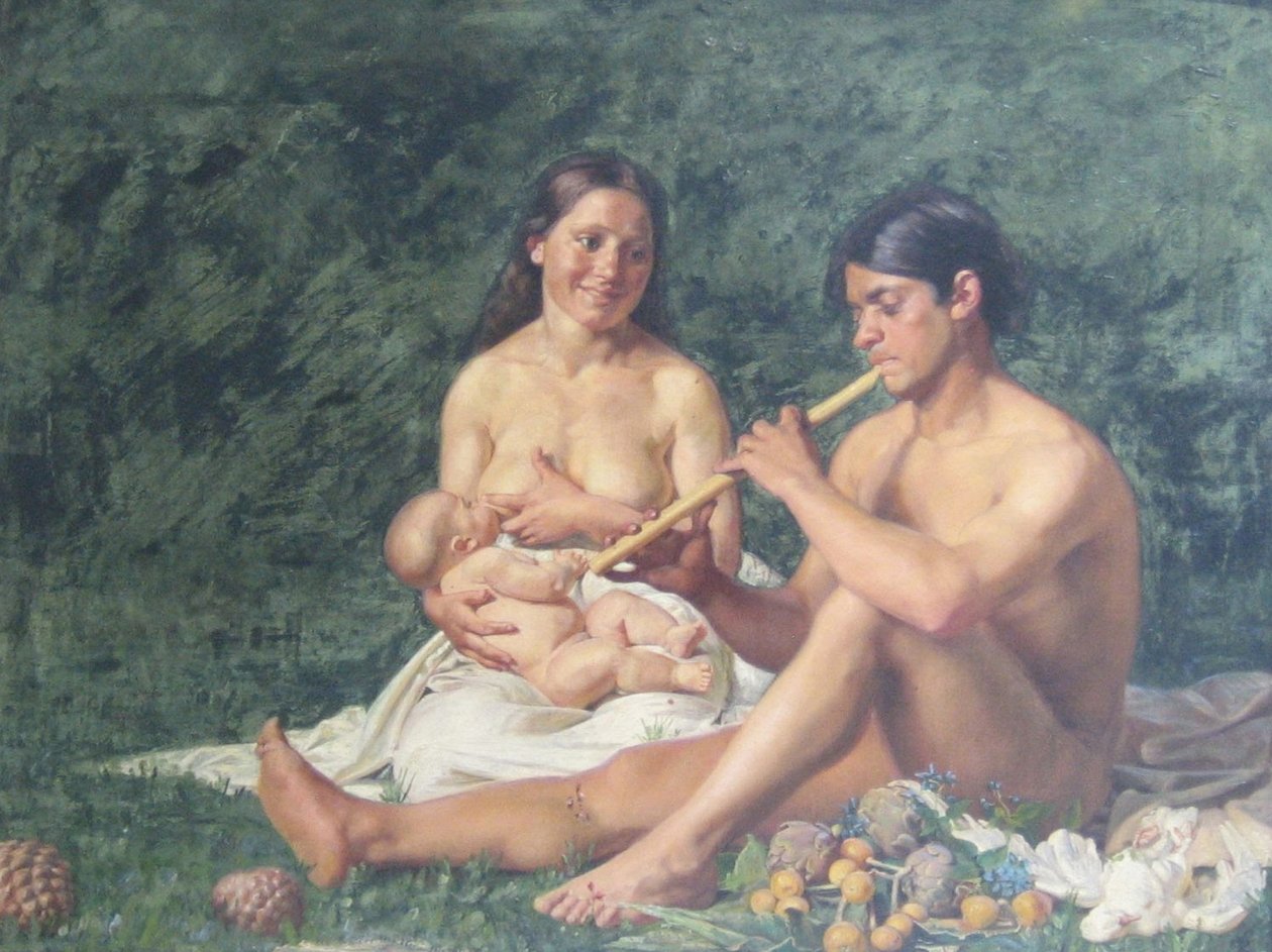 Jubal et sa famille - Kristian Zahrtmann