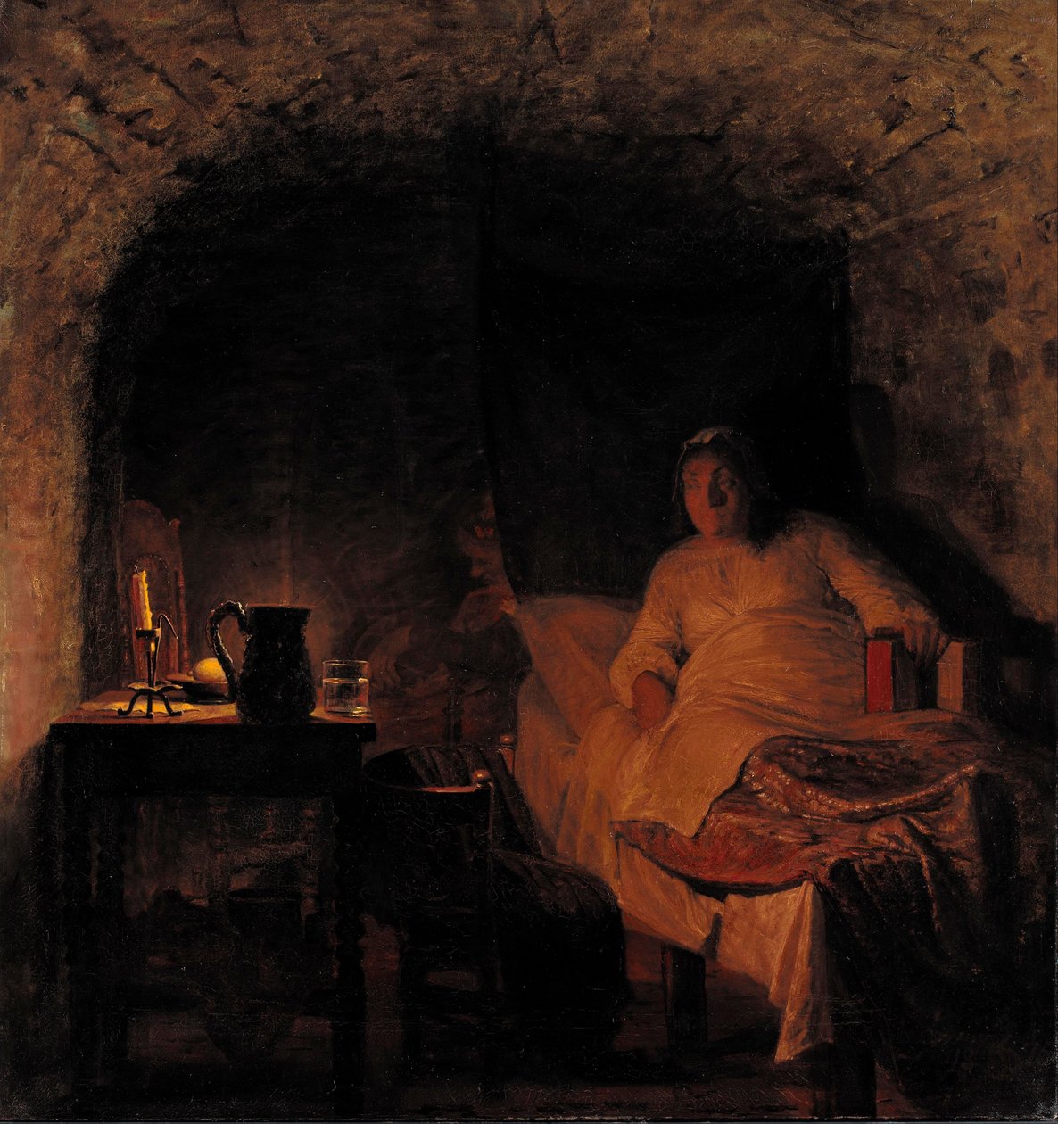 Leonora Christina en prison - Kristian Zahrtmann