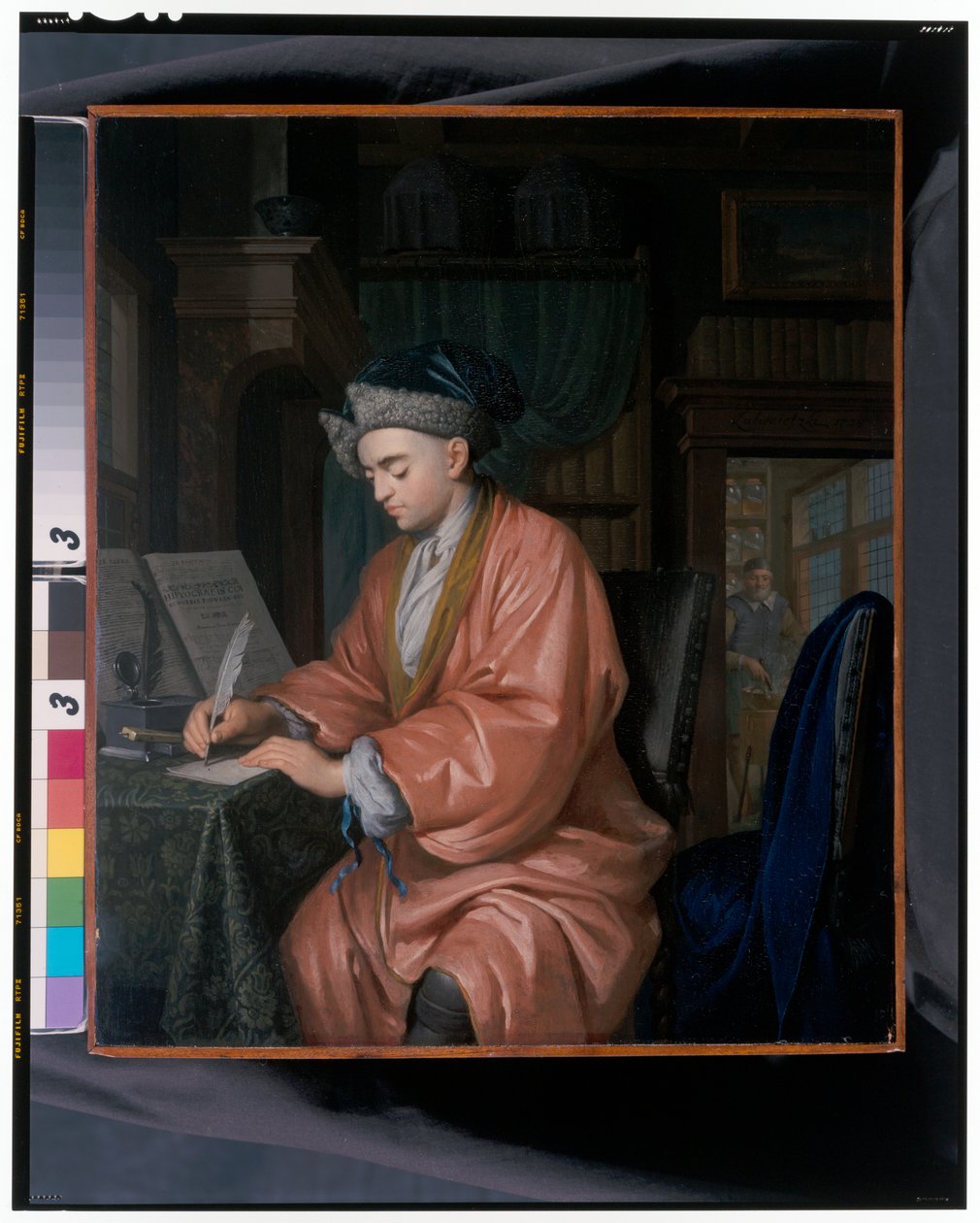 Un docteur dans ses études - Krzyztof (1659 1729) Lubieniecki