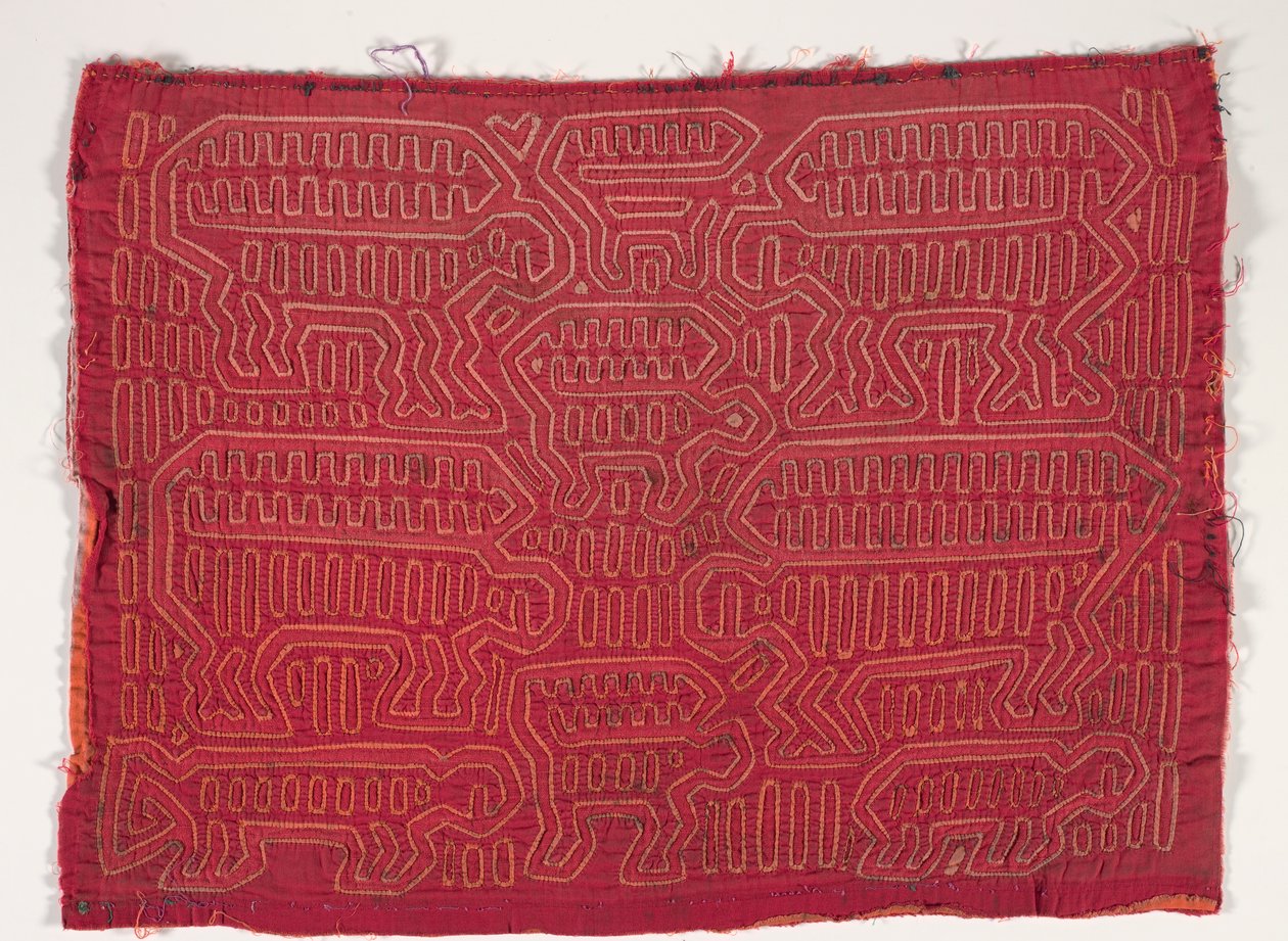 Panneau de chemise (mola), vers 1950 - Kuna Indian Culture
