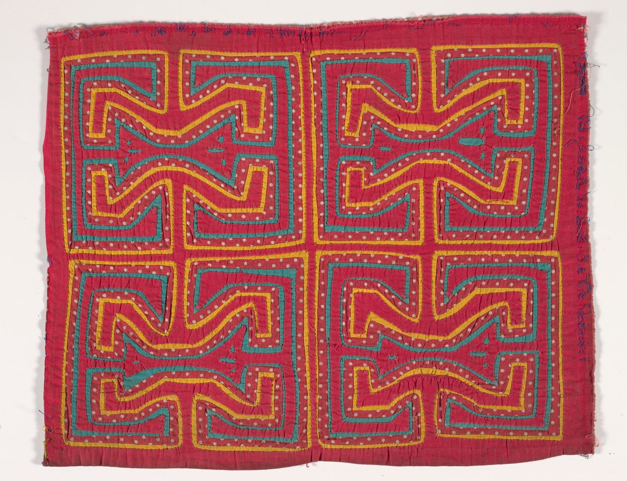 Panneau de chemise (mola), vers 1950 - Kuna Indian Culture