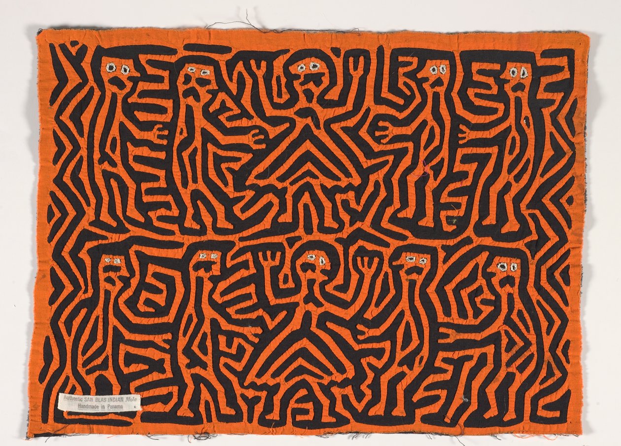 Panneau de chemise (mola), vers 1950 - Kuna Indian Culture