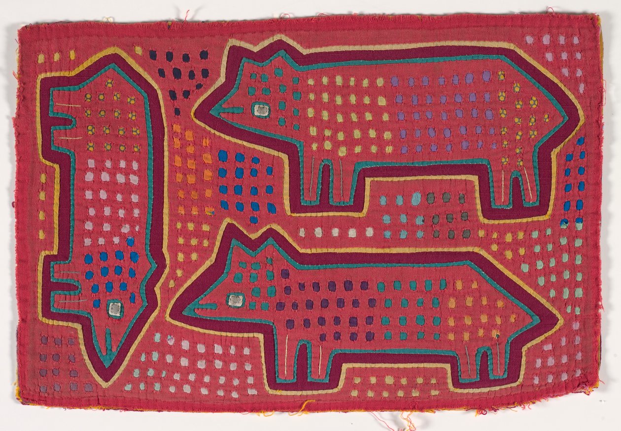 Panneau de chemise (mola) - Kuna Indian Culture