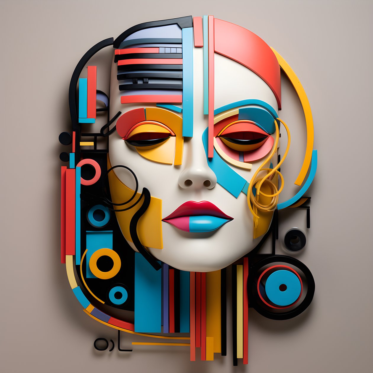 une sculpture 3D d
