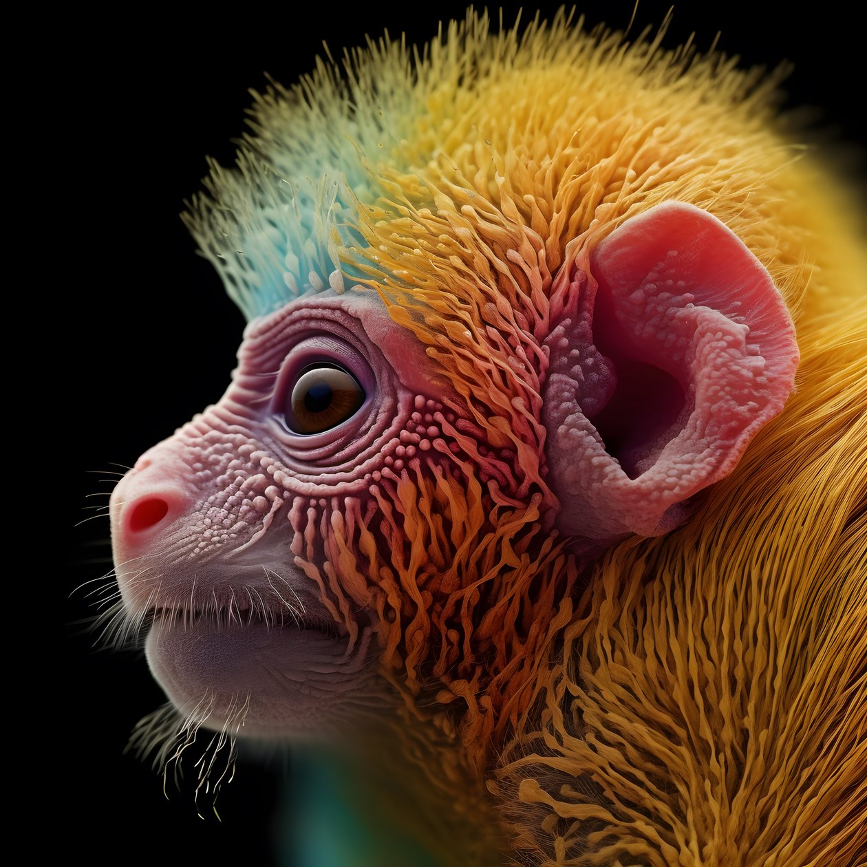 singe en couleur 2 - Kurt Heppke