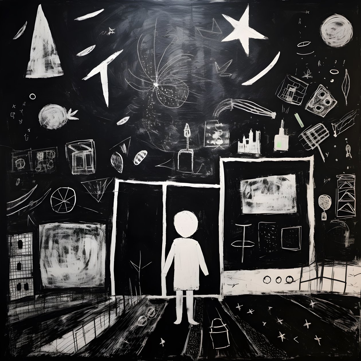 un dessin fait par un enfant de 3 ans 1 - Kurt Heppke