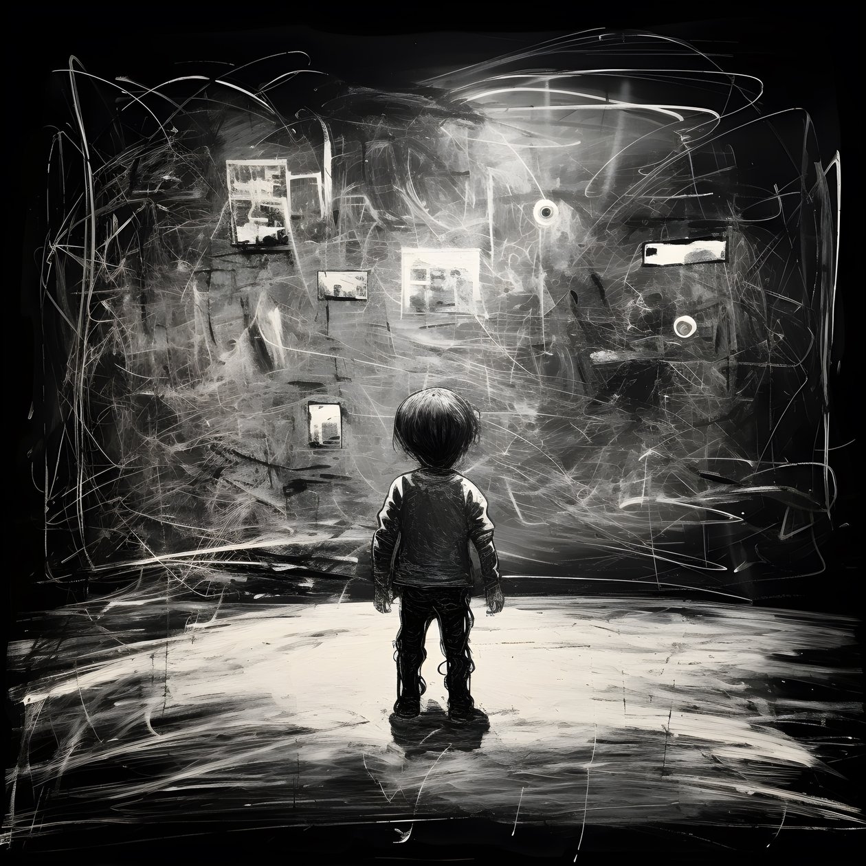 un dessin fait par un enfant de 3 ans 2 - Kurt Heppke