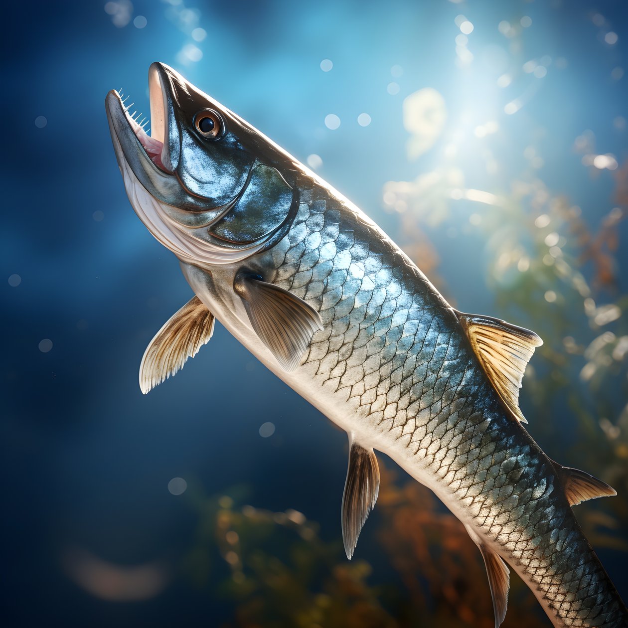 Un snoek, une espèce de poisson, a été attrapé à une ligne de pêche 2 - Kurt Heppke