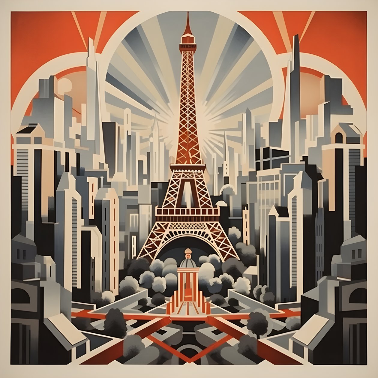 Affiche publicitaire, Paris, France 2 - Kurt Heppke