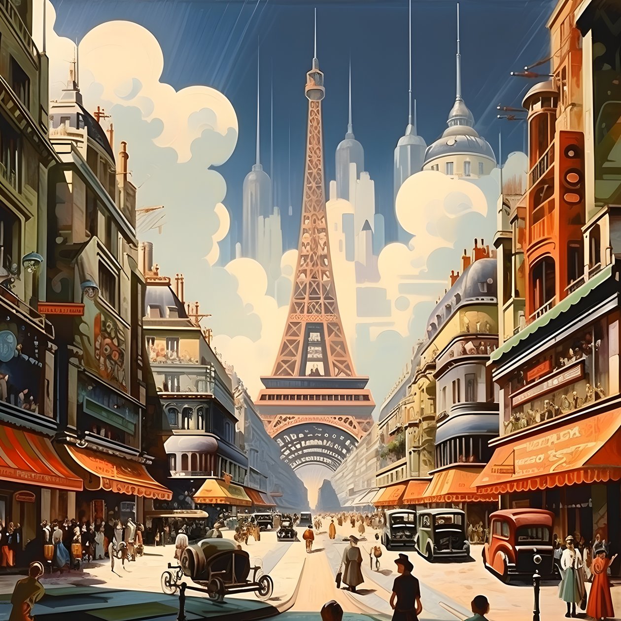 Affiche publicitaire, Paris, France 3 - Kurt Heppke