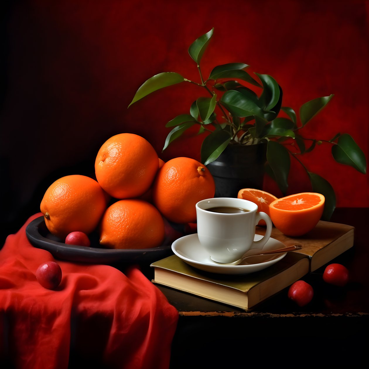agrumes livre rouge café 2 - Kurt Heppke