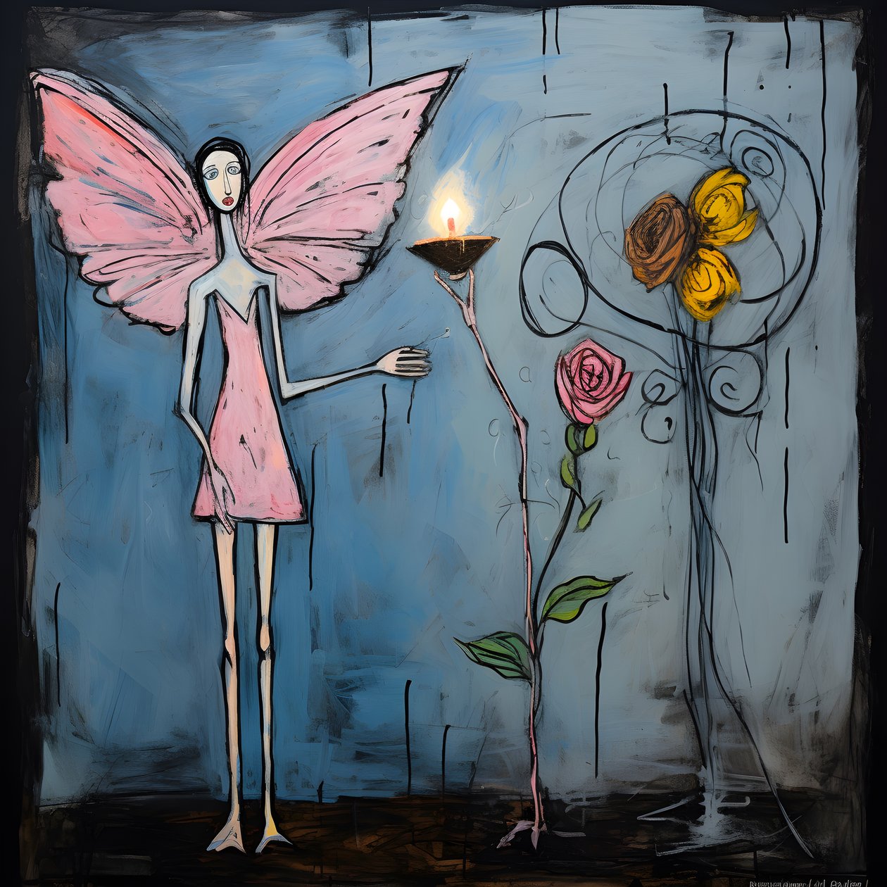 une aquarelle originale d